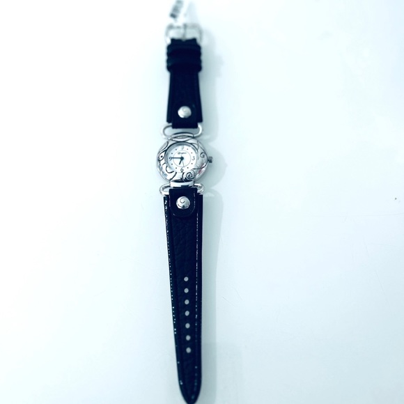 BRIGHTON BLACK LEATHER BANDING WOMEN’S WATCH BR 5007 - Picture 2 of 8